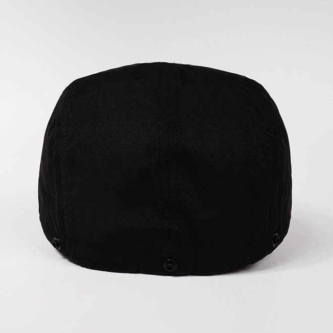 Custom Winter Polyester 5 Panel Hat TPU Patch Logo Curved Brim Camp Cap