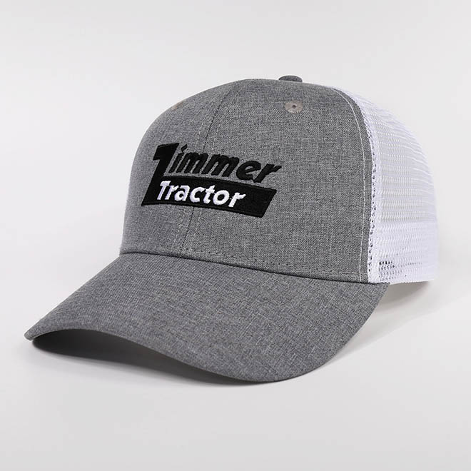 Custom 6 Panel Hemp Embroidery Logo Curved Brim Men Mesh Cap Trucker Hat