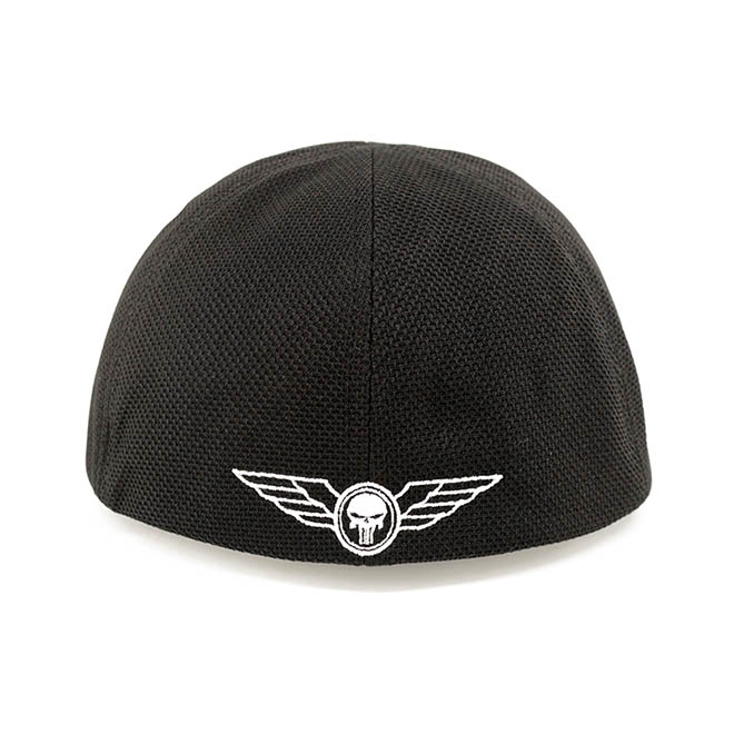 Custom Polyester 6 Panel Men Embroidery Logo Fitted Docker Hat Brimless Cap