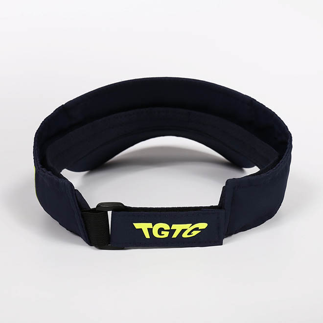 Custom Polyester TPU Patch Logo Sun Protect Empty Top Cap Men Visor Hat