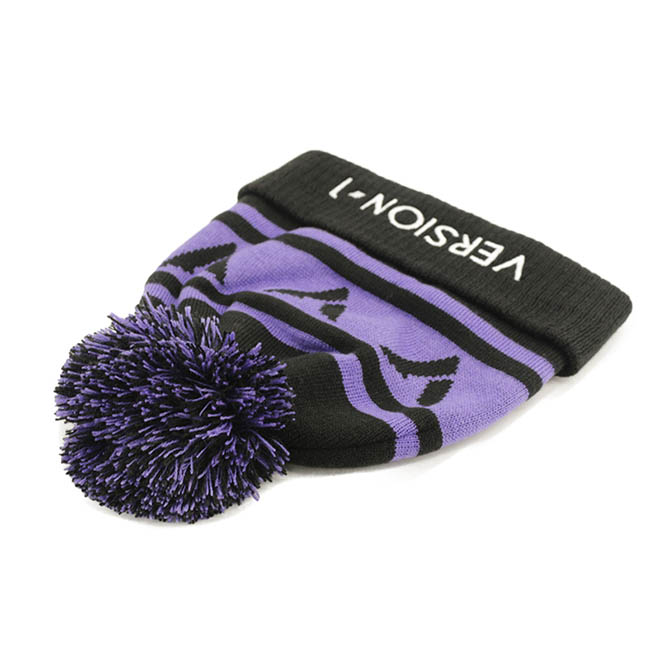 Custom Design Knitted Cap Men Embroidery Logo Woven Label Winter Hat