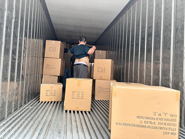 Loading and shipping