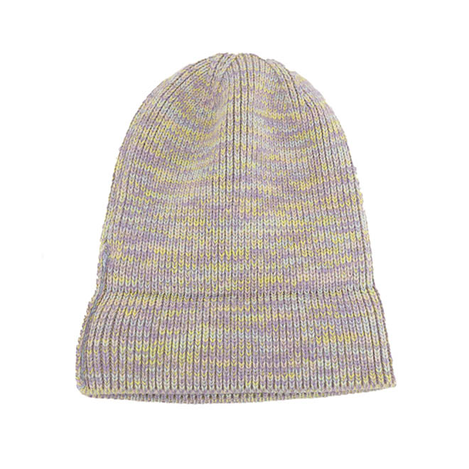 Custom Design Outdoor Women Rubber Patch Logo Knitted Cap Winter Hat