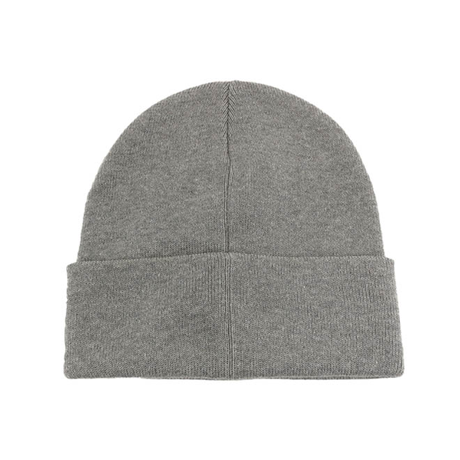 Custom Woven Label Logo Applique Soft Warm Men Women Knitted Cap Winter Hat