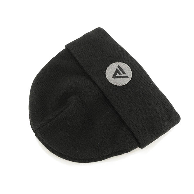 Custom Outdoor Street Woven Patch Logo Warm Knitted Cap Winter Hat