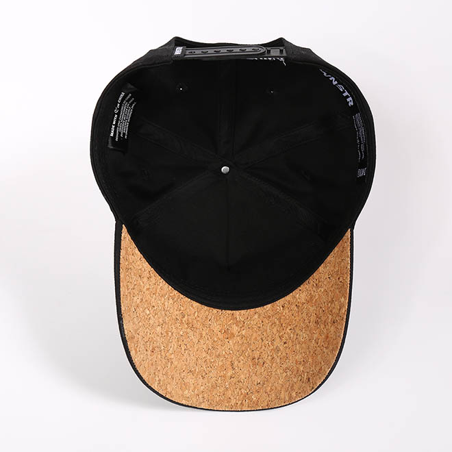 Custom 5 Panel Cotton Wooden Patch Logo Curved Brim Hat Baseball Cap