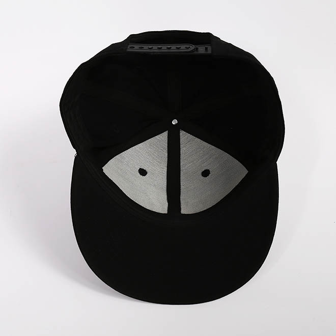 Custom 6 Panel Cotton 3D Embroidery Logo Men Hip Hop Hat Flat Brim Snapback Cap