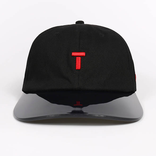 Custom 6 Panel Cotton Soft 3D Embroidery Logo Transparent Brim Baseball Cap Dad Hat