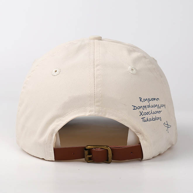 Custom 6 Panel Unstructured Polyester Embroidery Logo 2 Tone Baseball Cap Dad Hat