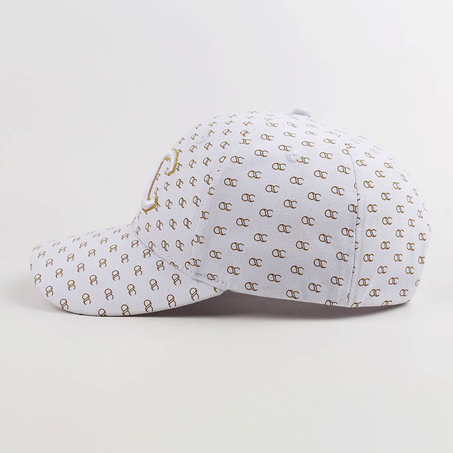 Custom 6 Panel Cotton Screen Print Patch 3D Embroidery Logo Curved Brim Baseball Cap