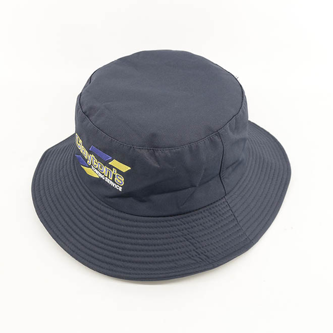 Custom Polyester Embroidery Logo Wide Brim Outdoor Sunscreen Bucket Hat