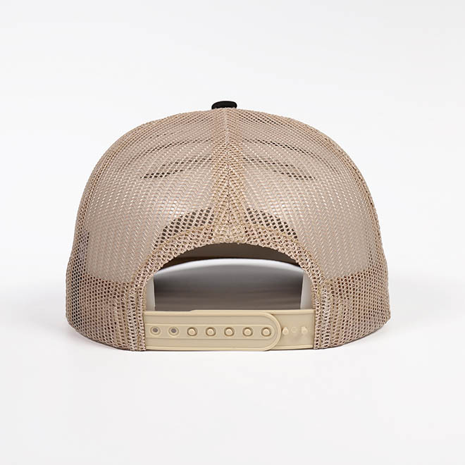 Custom 6 Panel 3D Embroidery Logo 112 Style Cotton Printed Underbrim Mesh Cap Trucker Hat