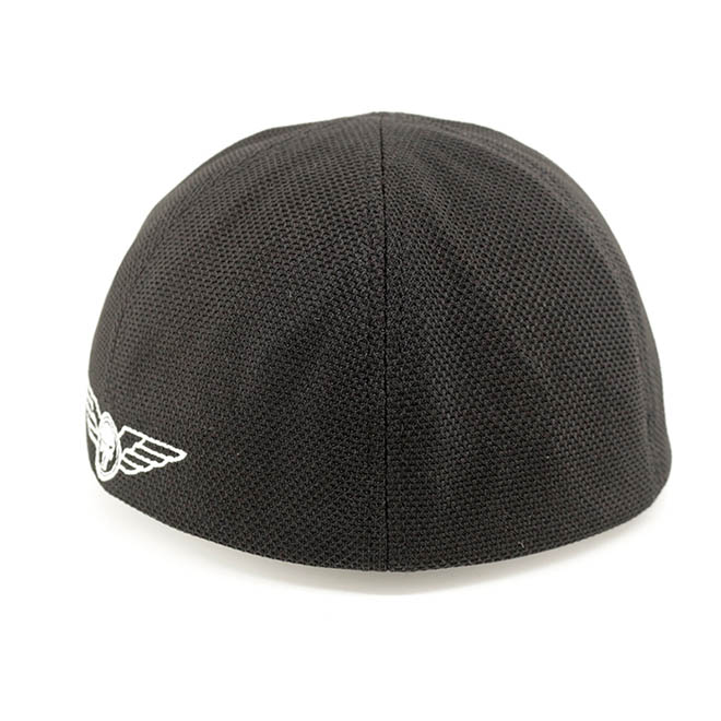 Custom Polyester 6 Panel Men Embroidery Logo Fitted Docker Hat Brimless Cap