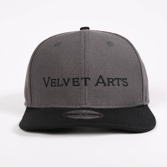 Custom 6 Panel 2 Tone Cotton Embroidery Logo Men Flat Brim Hat Snapback Cap