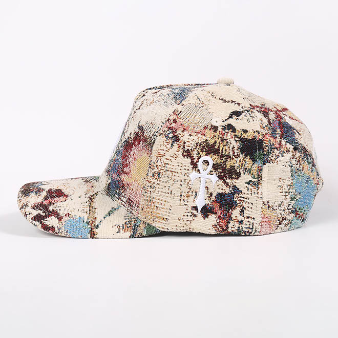 Custom 5 Panel Cotton Polyester 3D Embroidery Logo Curved Brim Hat Baseball Cap