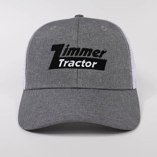 Custom 6 Panel Hemp Embroidery Logo Curved Brim Men Mesh Cap Trucker Hat