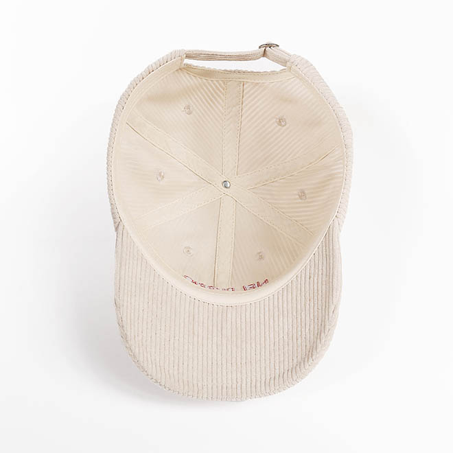 Custom 5 Panel Corduroy Soft Unstructured Embroidery Logo Women Baseball Cap Dad Hat
