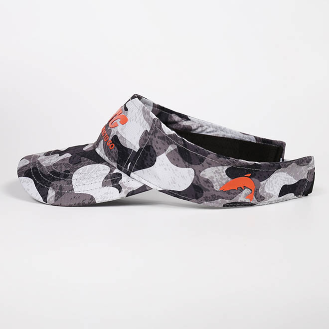 Custom Camouflage Polyester TPU Patch Logo Men Sun Visor Hat