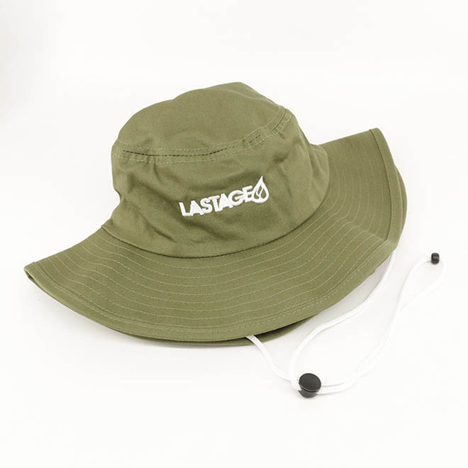 Custom Cotton Embroidery Logo Outdoor Climb Adjustable String Fishing Cap Bucket Hat