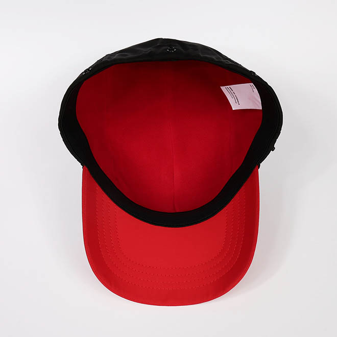 Custom Winter Polyester 5 Panel Hat TPU Patch Logo Curved Brim Camp Cap