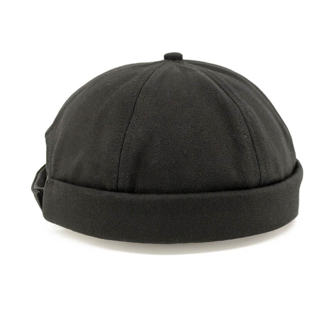 Custom 6 Panel Cotton 3D Embroidery Logo Small Pocket Docker Hat Brimless Cap