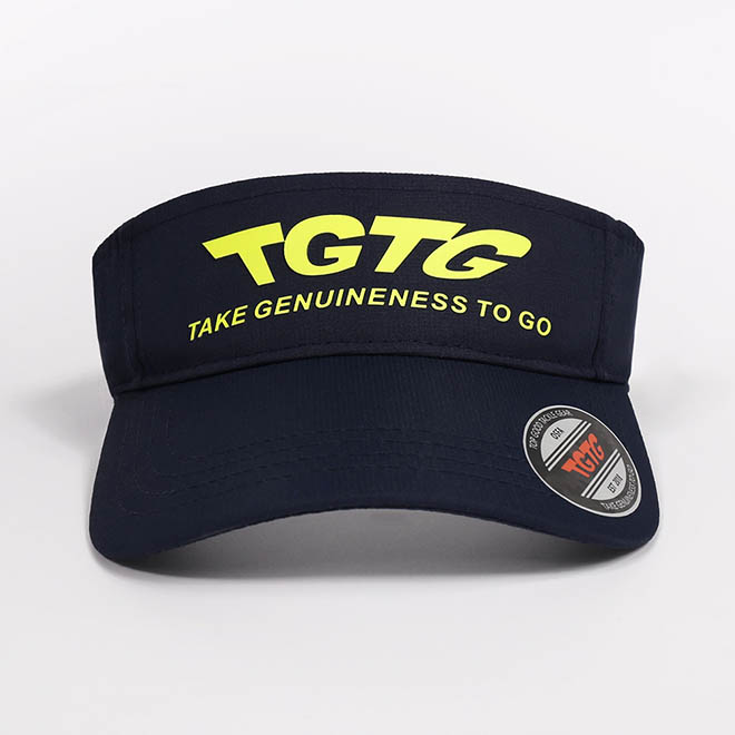 Custom Polyester TPU Patch Logo Sun Protect Empty Top Cap Men Visor Hat