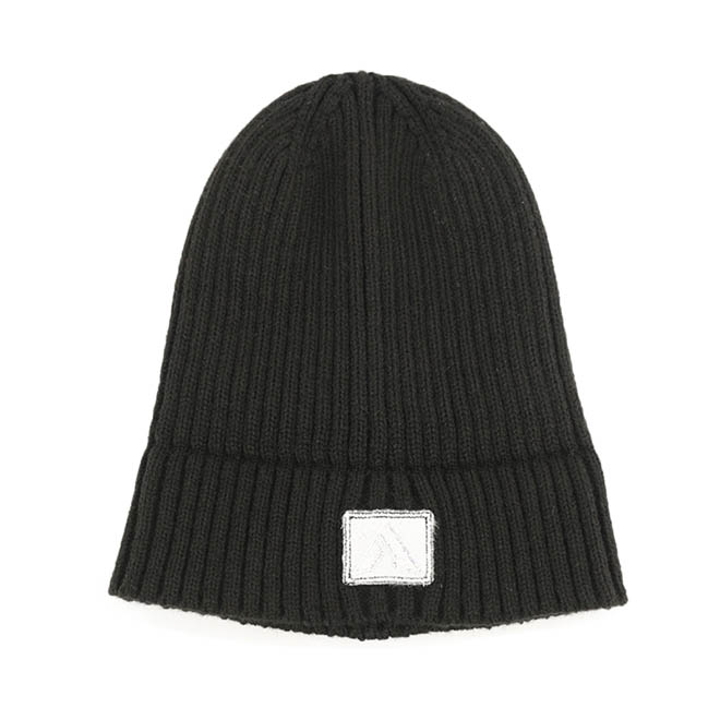 Custom High Quality Embroidery Patch Logo Men Warm Knitted Cap Winter Hat