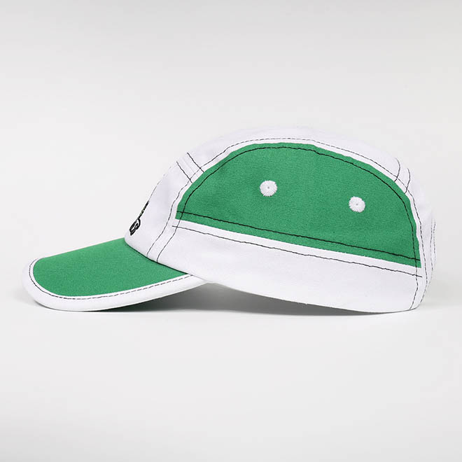 Custom Canvas 5 Panel Embroidery Logo Curved Brim Running Hat Camp Cap