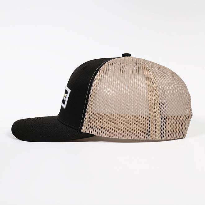 Custom 6 Panel 3D Embroidery Logo 112 Style Cotton Printed Underbrim Mesh Cap Trucker Hat