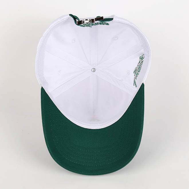 Custom 6 Panel Embroidery Logo Cotton 2 Tone Curved Brim Baseball Cap