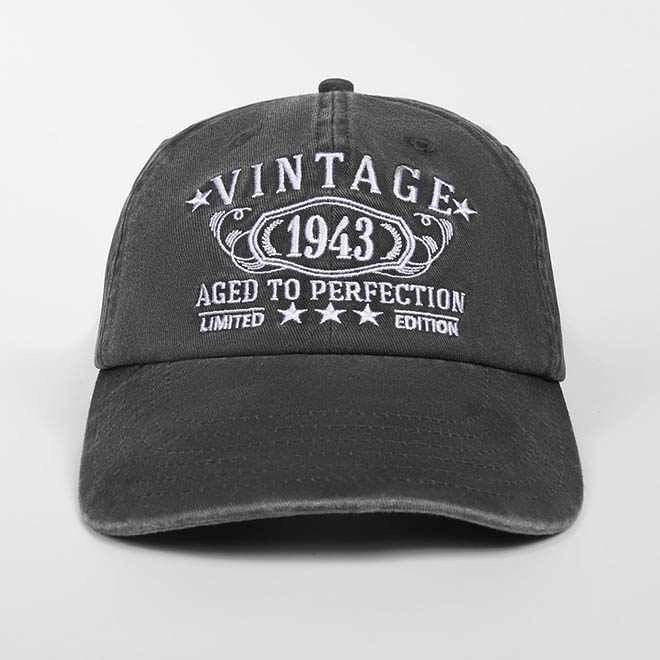 Custom 6 Panel Unstructured Washed Cotton Embroidery Logo Baseball Cap Dad Hat