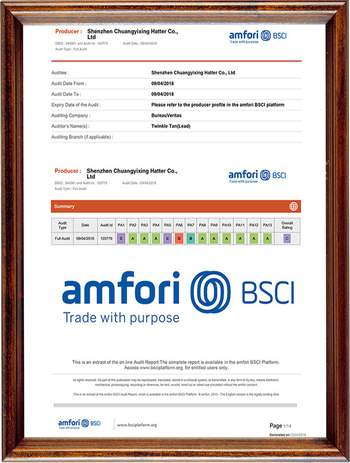 BSCI Qualification Certification